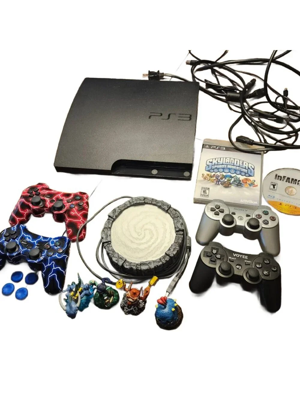 Sony PlayStation 3 PS3 Disc Console Black Bundle